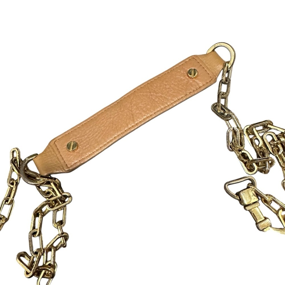 Tory Burch 'Amanda' Logo Flap Clutch in Royal Tan - Picture 7 of 7